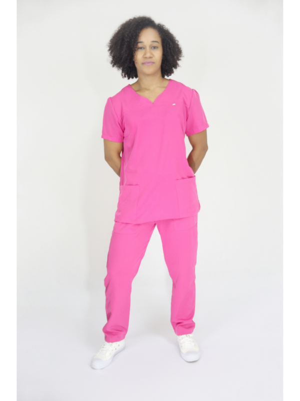 Scrub Feminino Olga - Oxfordine - Pink - Image 8