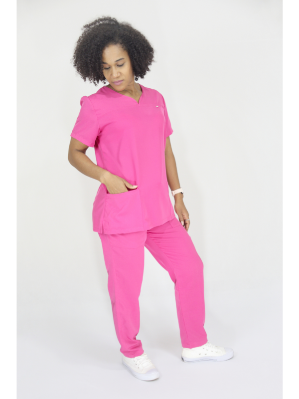 Scrub Feminino Olga - Oxfordine - Pink - Image 9