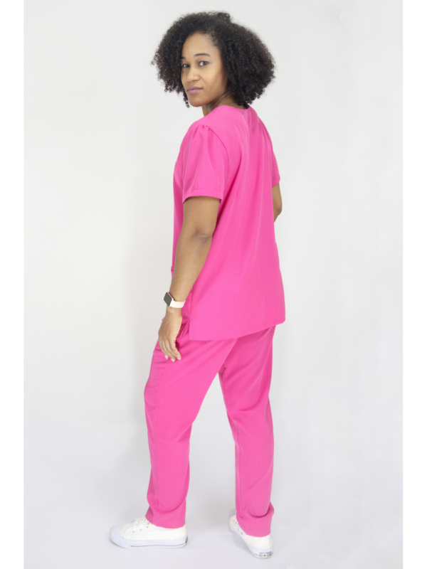 Scrub Feminino Olga - Oxfordine - Pink - Image 5