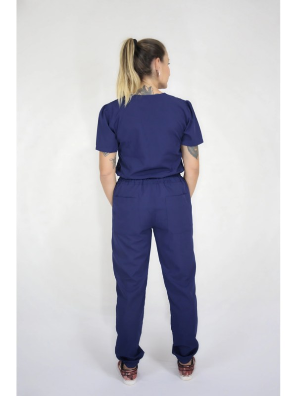  Scrub Feminino Olga - Oxfordine - Azul Marinho - Image 5