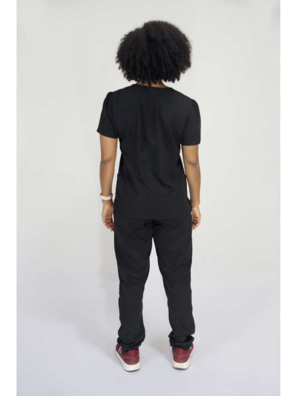  Scrub Feminino Olga - Oxfordine - Preto - Image 3