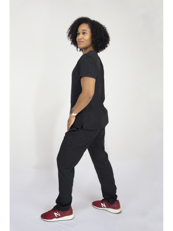  Scrub Feminino Olga - Oxfordine - Preto - Image 4