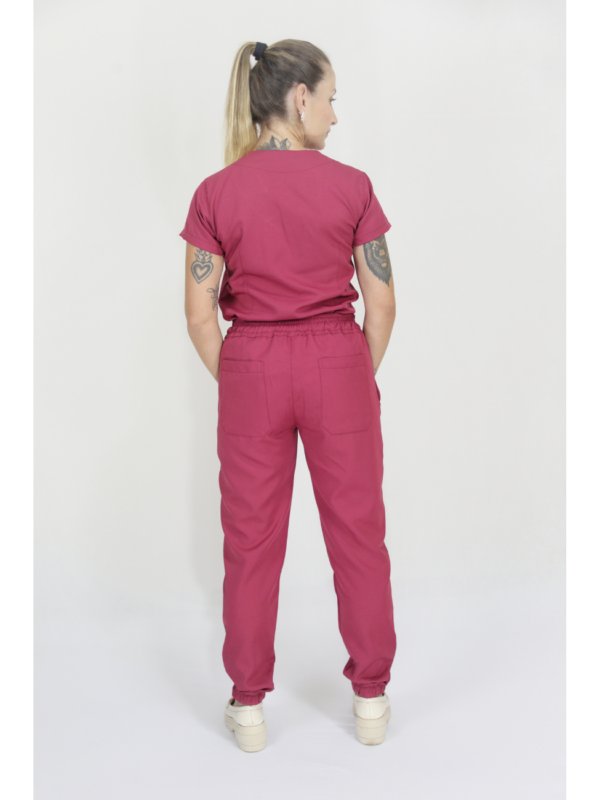 Scrub Feminino V30 - Gabardine - Borgonha - Image 7