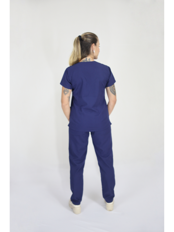Scrub Feminino V10 - Tricoline - Azul Marinho - Image 6