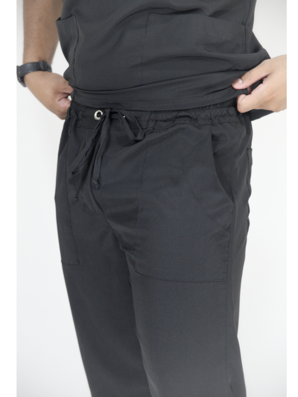 Scrub Masculino V1 - Oxfordine - Preto - Image 4