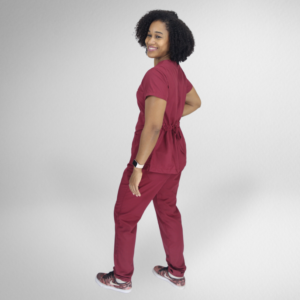  Scrub Feminino V30 Amarradinho - Tricoline - Marsala