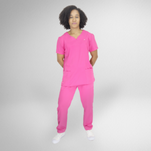 Scrub Feminino Olga - Oxfordine - Pink
