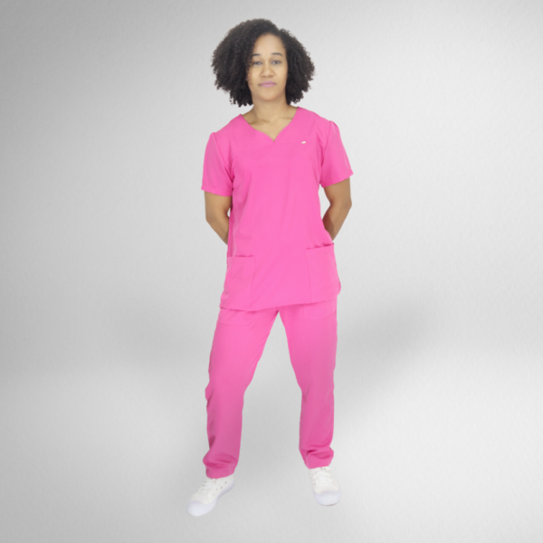 Scrub Feminino Olga - Oxfordine - Pink