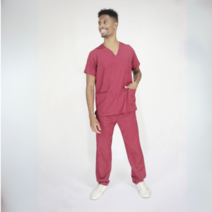 Scrub Masculino V1 - Tricoline - Marsala