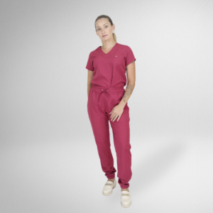 Scrub Feminino V30 - Gabardine - Borgonha