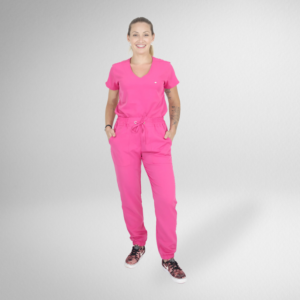Scrub Feminino V10 - Oxfordine - Pink