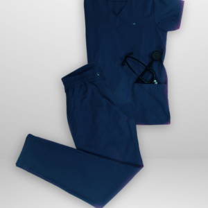  Scrub Plus Size Feminino V30 Amarradinho- Tricoline - Azul Marinho