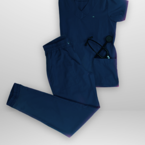  Scrub Plus Size Feminino V30 - Gabardine - Azul Marinho