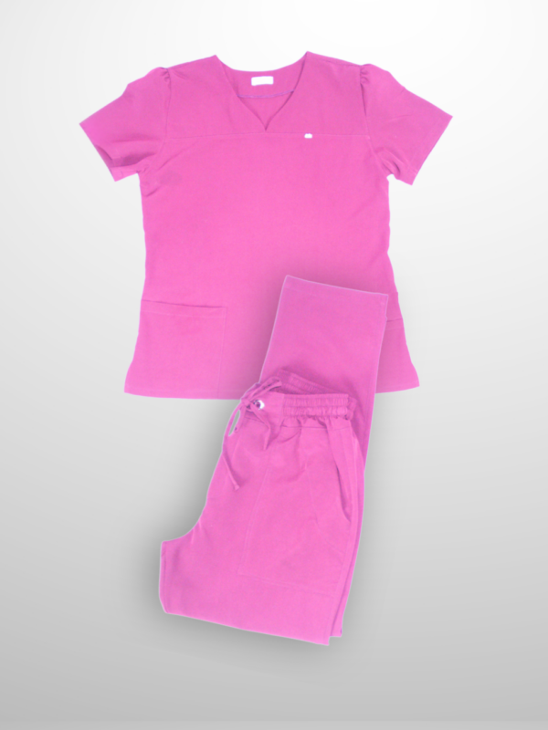Scrub Plus Size Feminino Olga - Oxfordine - Pink