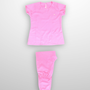  Scrub Plus Size Feminino Ruth - Gabardine - Rosa Chiclete