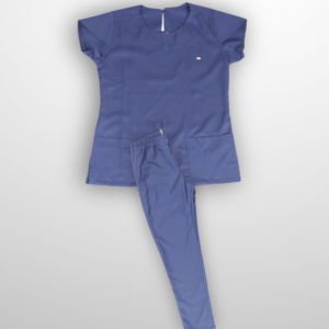  Scrub Plus Size Feminino Ruth - Gabardine - Azul Marinho