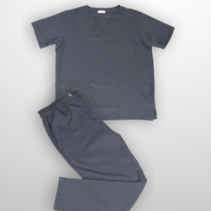 Scrub Plus Size Masculino V1 - Gabardine - Chumbo
