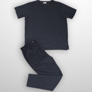 Scrub Plus Size Masculino V1 - Oxfordine - Preto