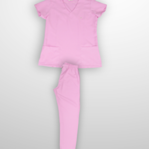 Scrub Plus Size - Feminino V10 - Gabardine - Chiclete
